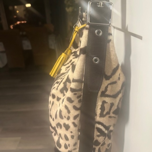 BRAND NEW COACH CHEETAH PONY PRINT BAG RARE FIND! - Picture 7 of 16